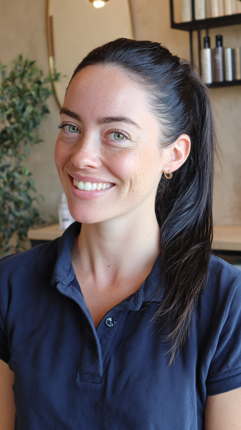 Sleek Long Ponytail with Subtle Layers