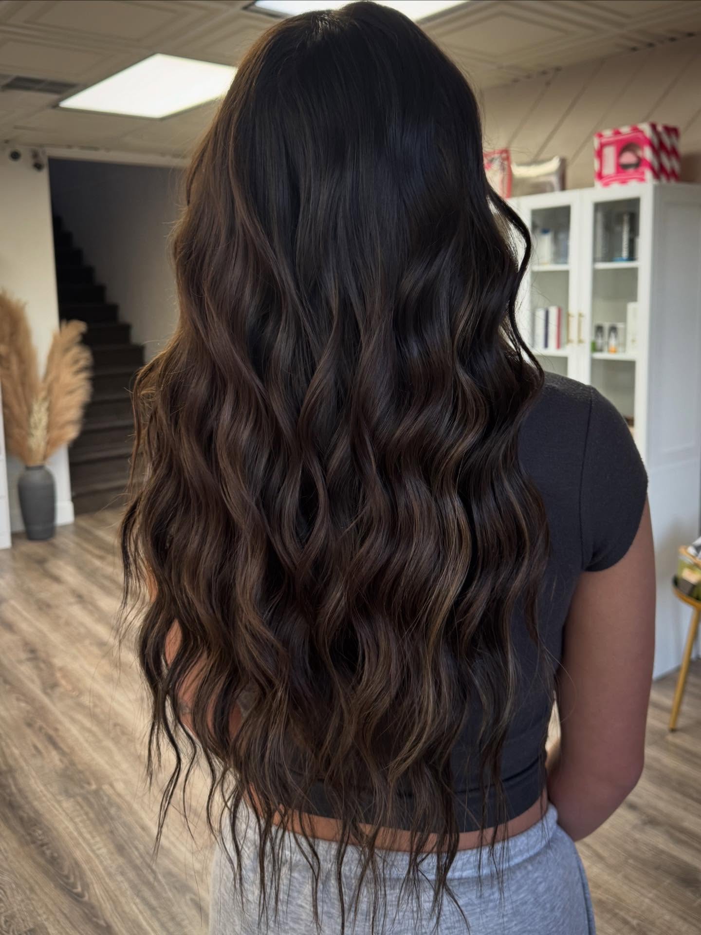Beachy Textured Long Waves with Subtle Highlights