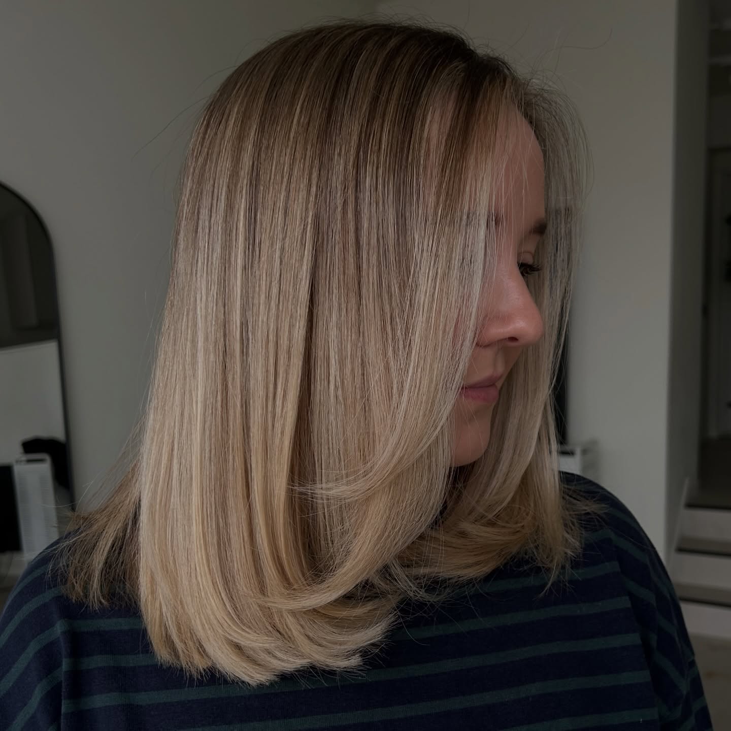 Freshly Blown-Out Long Bob with Soft Layers