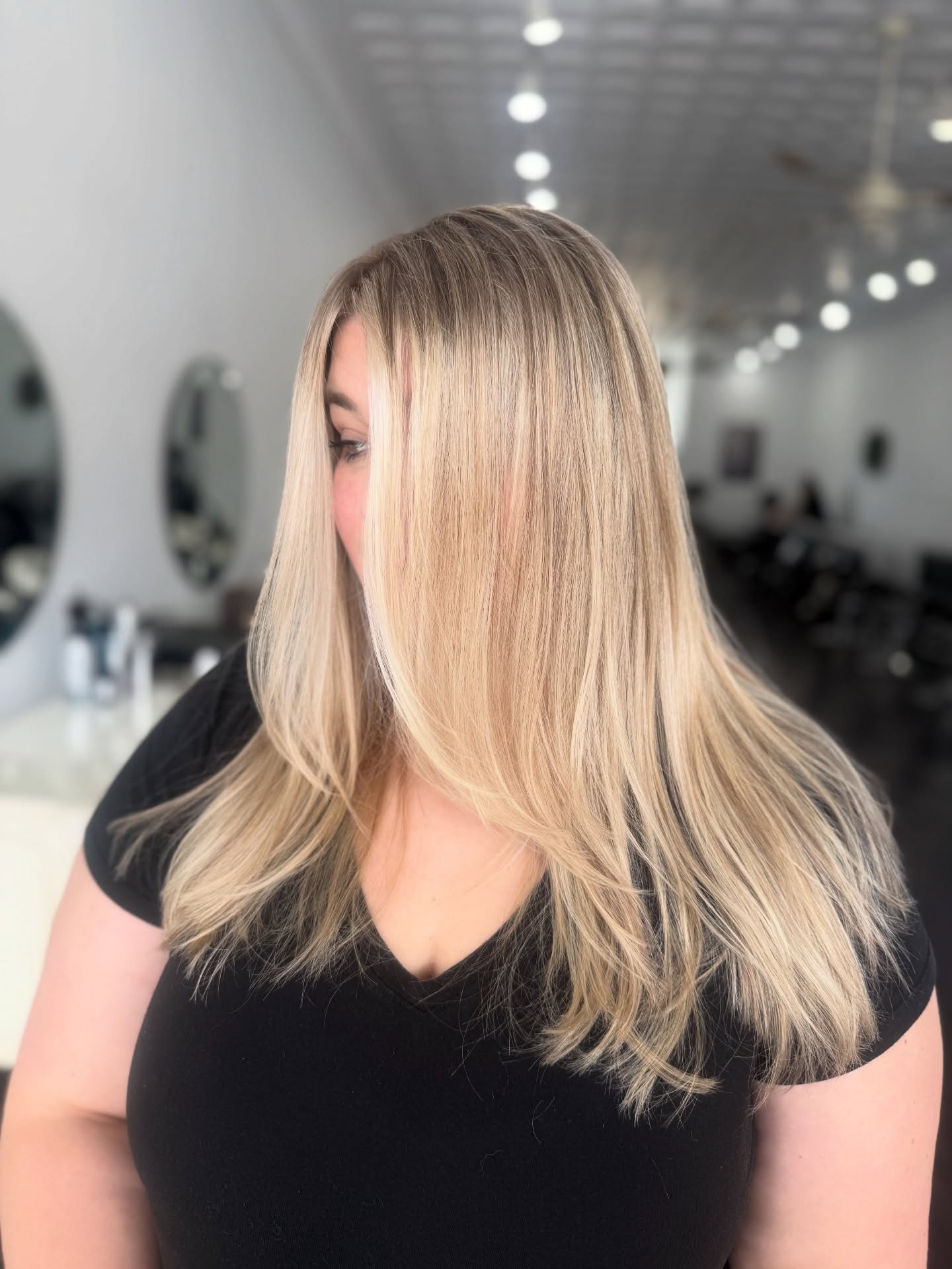 Soft Long Layers with Sun-Kissed Highlights
