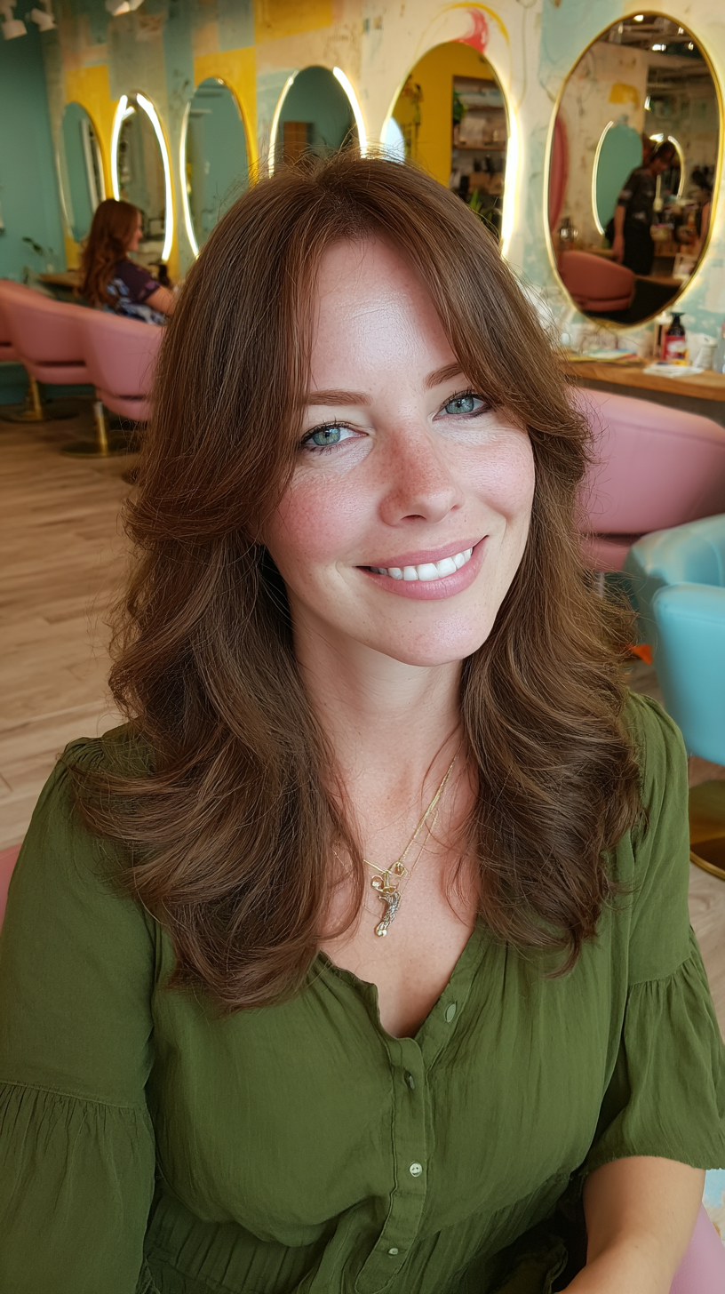 Softly Layered Wavy Cut for Effortless Elegance