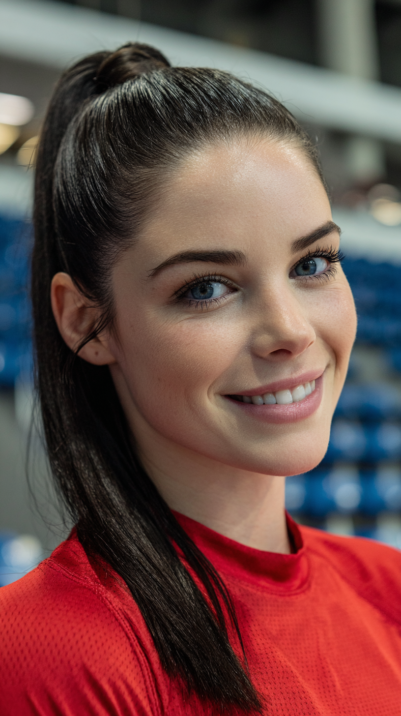 Sporty High Ponytail with Sleek Finish