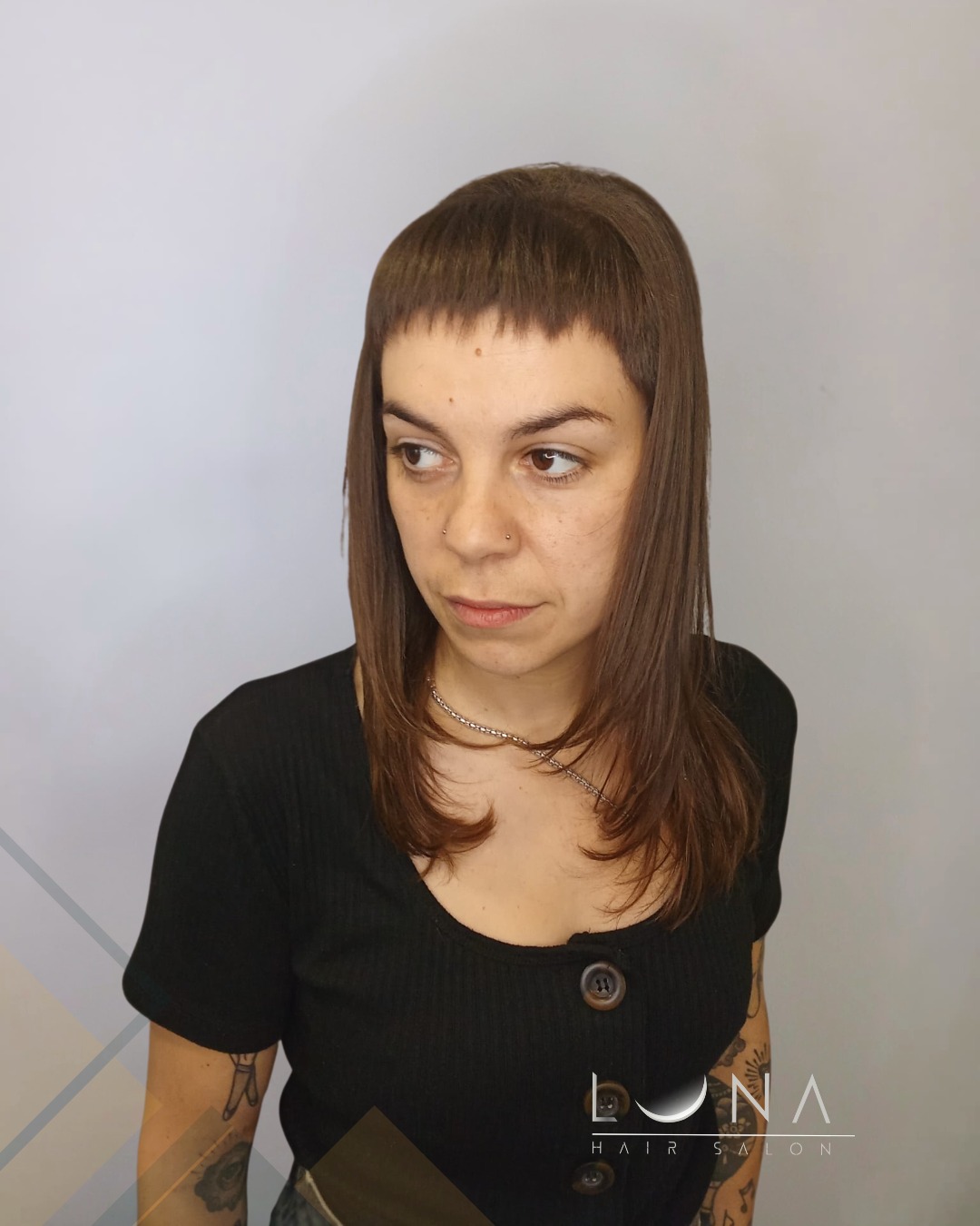 Trendy Blunt Cut with Soft Face-Framing Layers