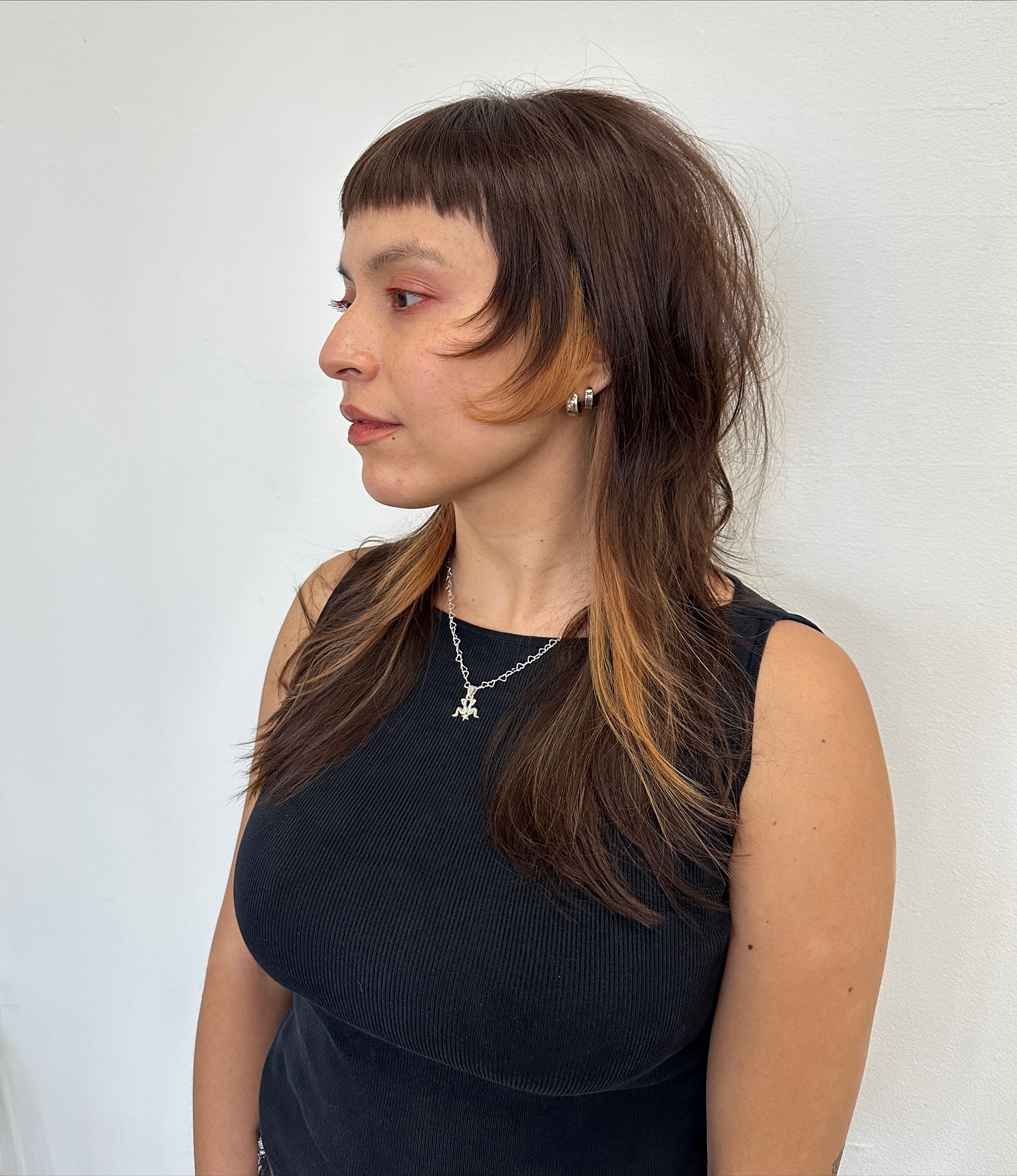 Trendy Textured Mullet with Subtle Face-Framing Pieces