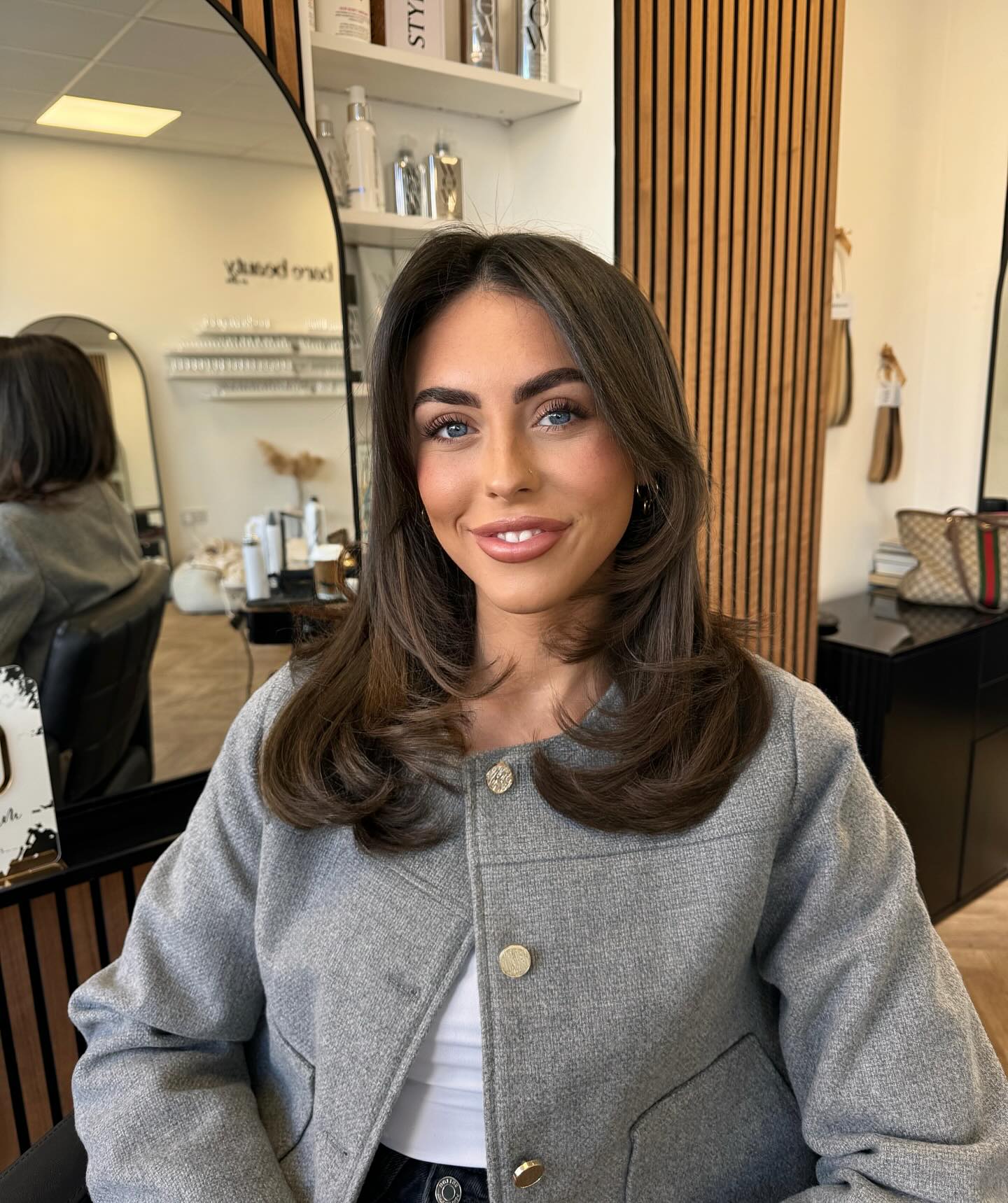 Stylish Long Layers with Soft Volume