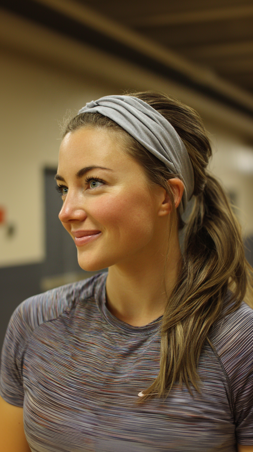 Casual High Ponytail with Soft Waves