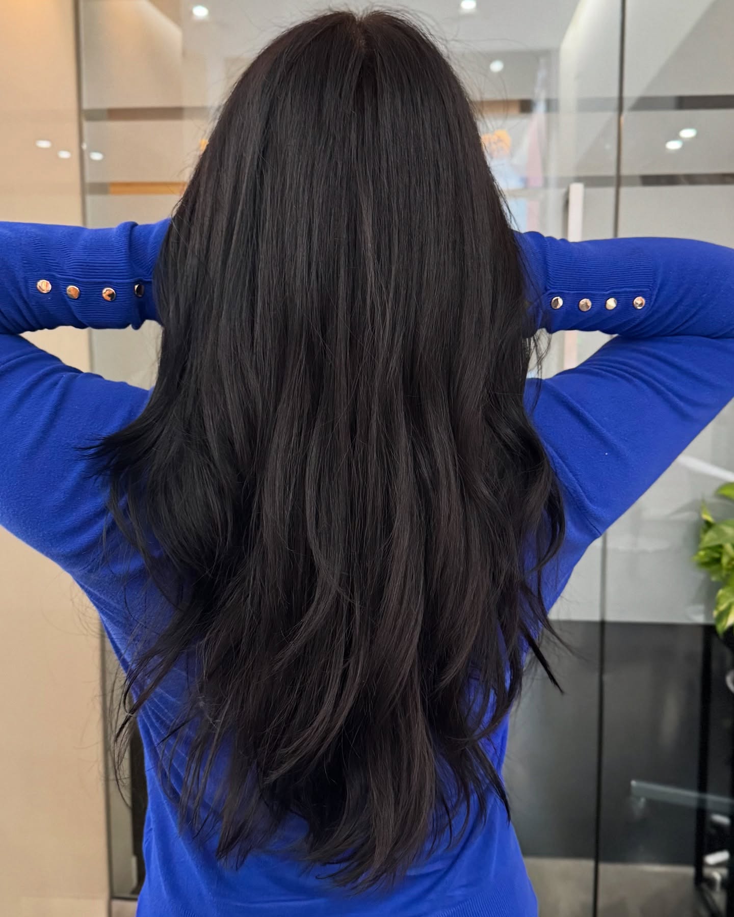 Chic Long Layered Cut with Gentle Waves