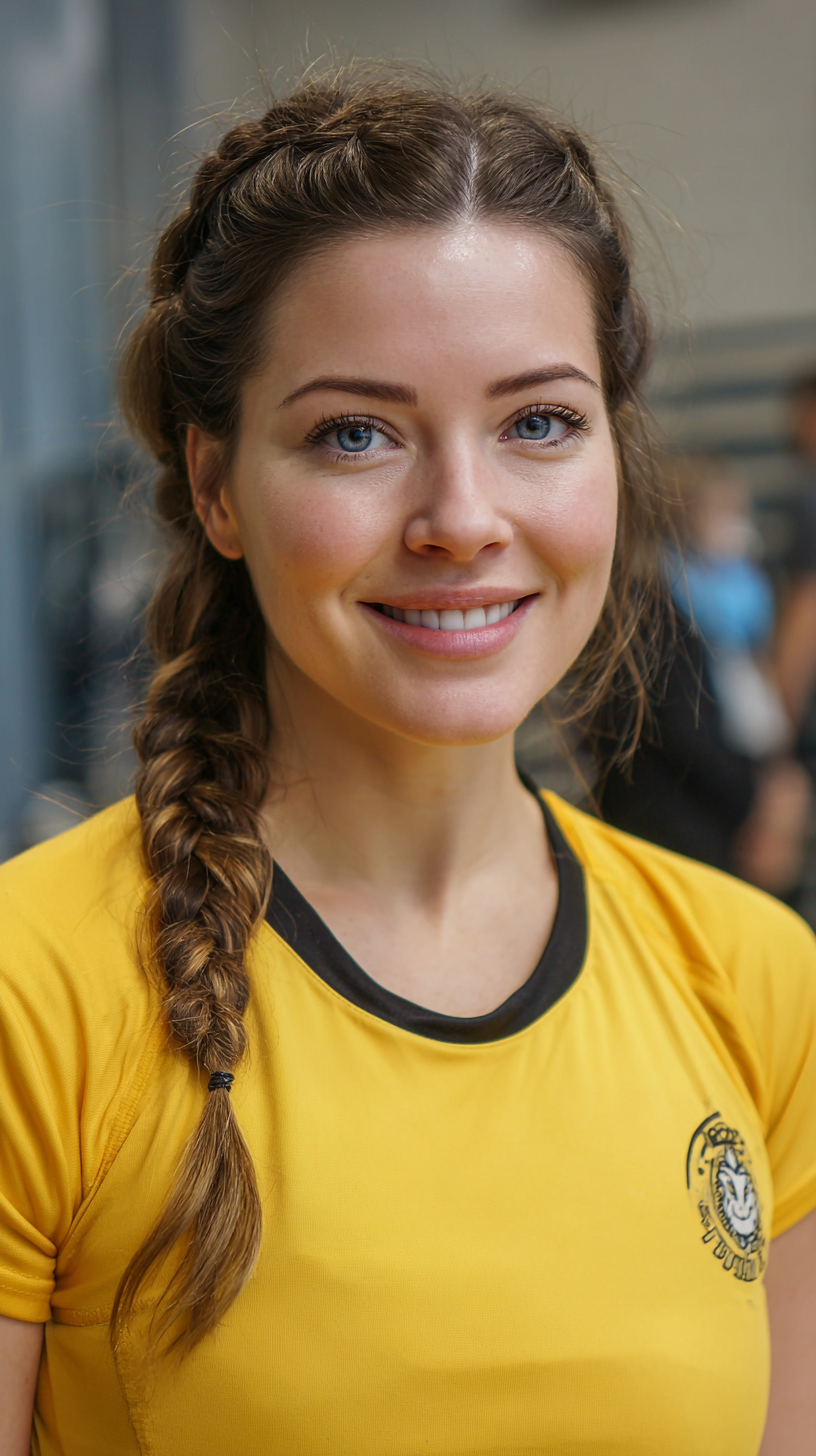 Chic Sporty Side Braid with Textured Finish