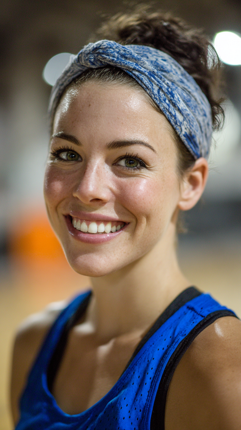 Chic Textured High Bun with Headband