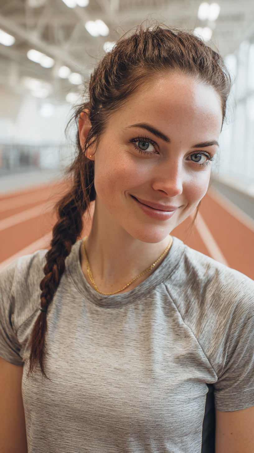 Effortless Sporty Side Braid with Natural Waves