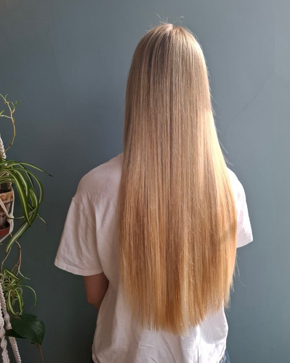 Long Sleek Layered Cut with Subtle Dimension