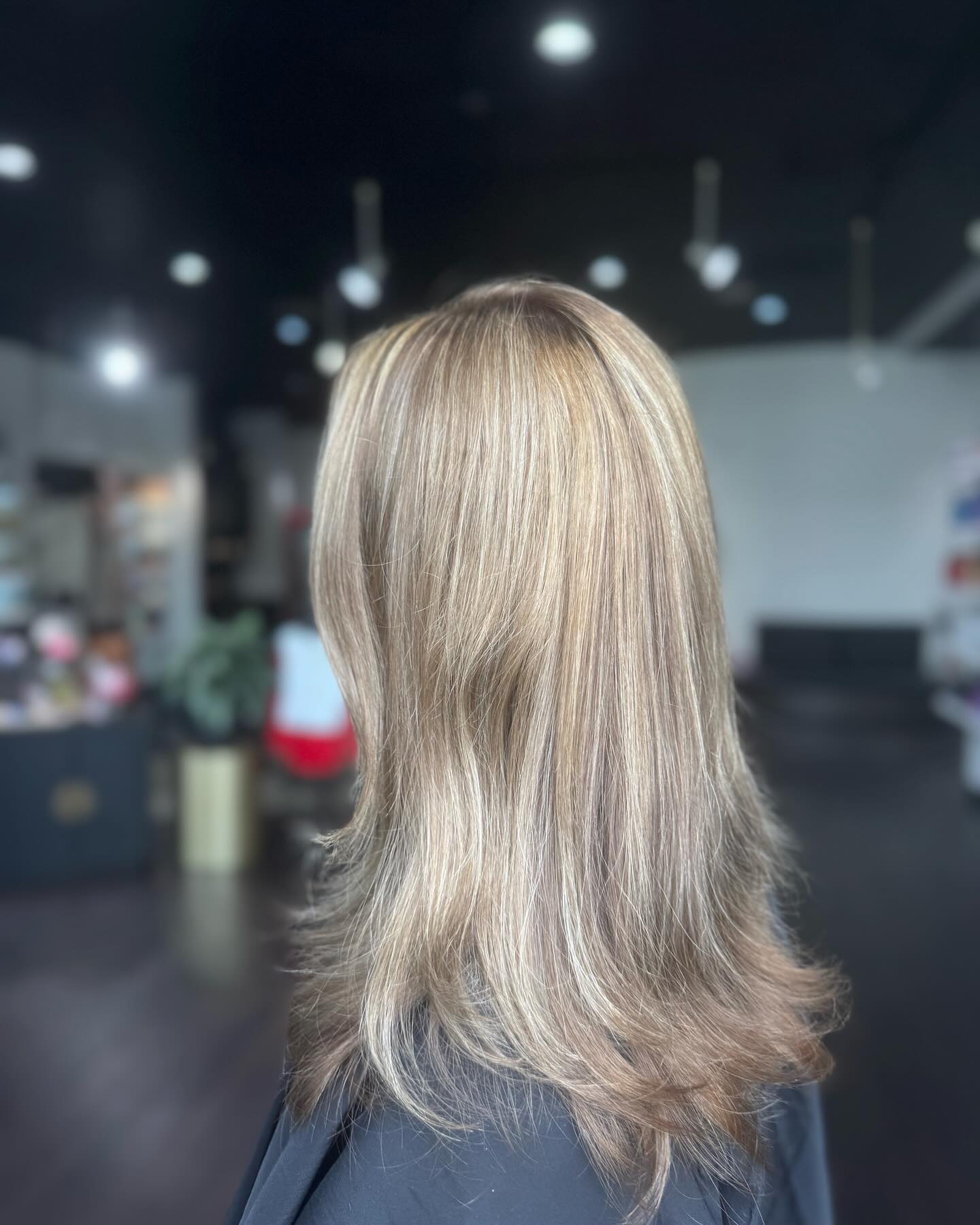 Softly Blended Long Layers with Subtle Highlights