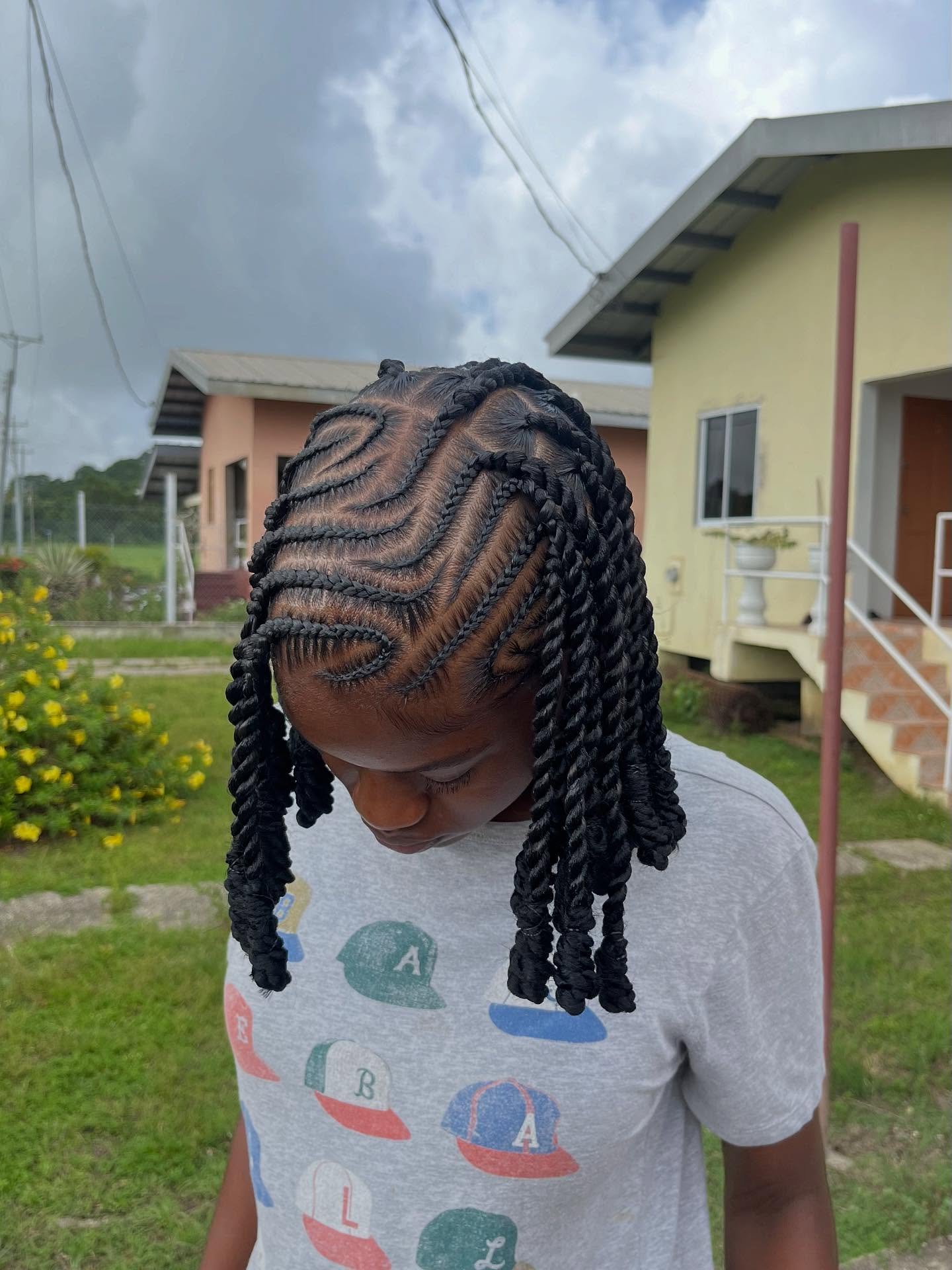 Intricate Twisted Braids with Defined Patterns