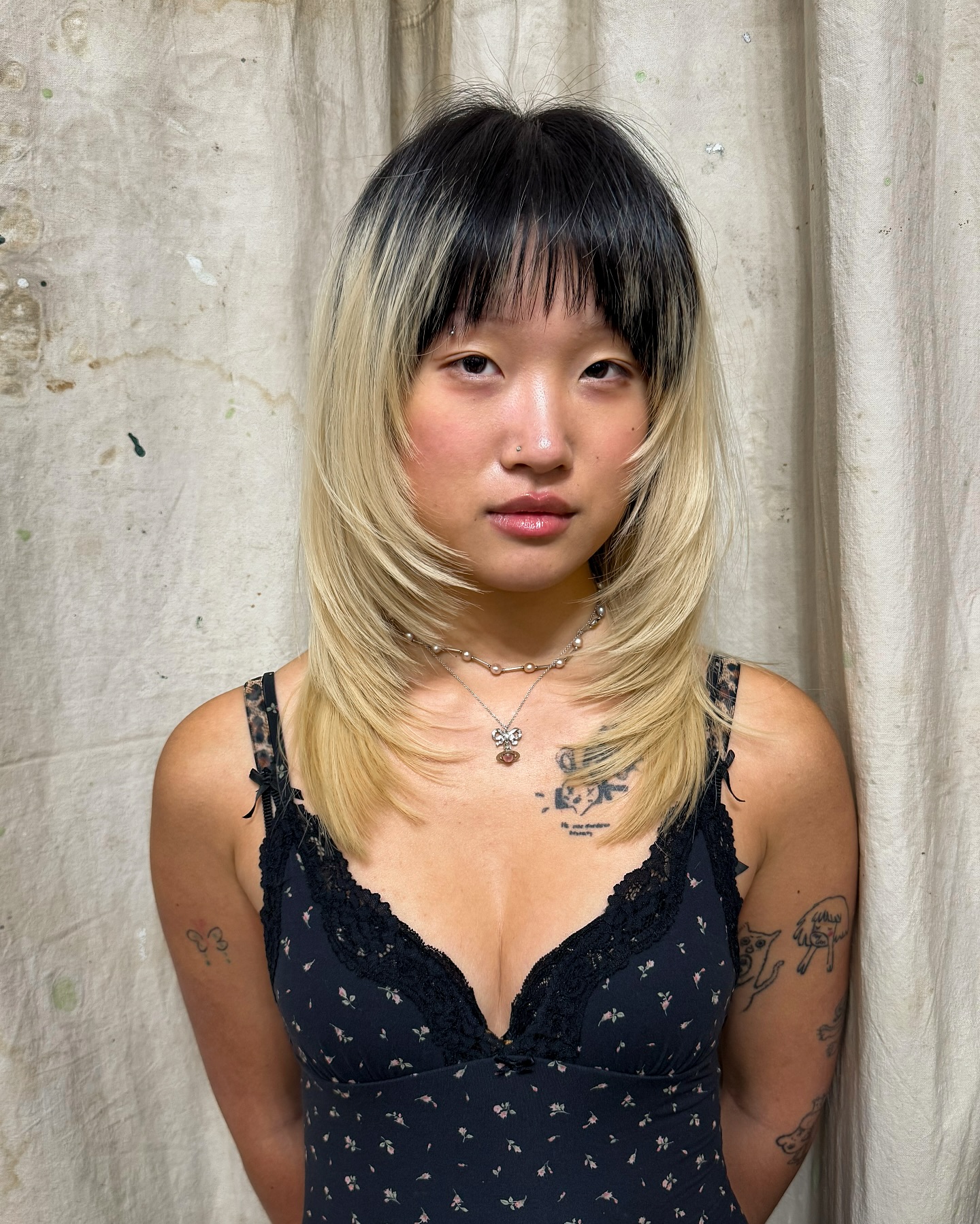 Edgy Layered Cut with Whispy Bangs