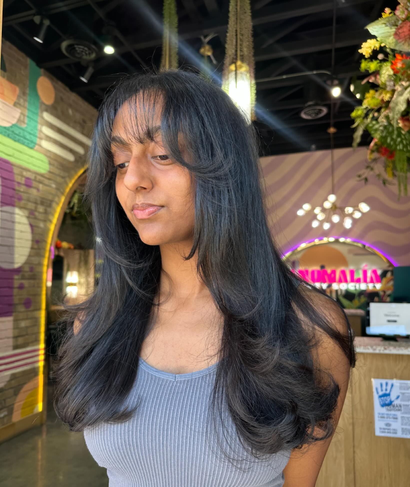 Softly Layered Haircut with Whispy Bangs