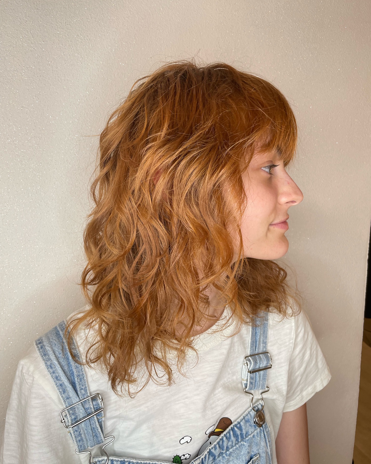 Textured Tousled Cut with Soft Bangs