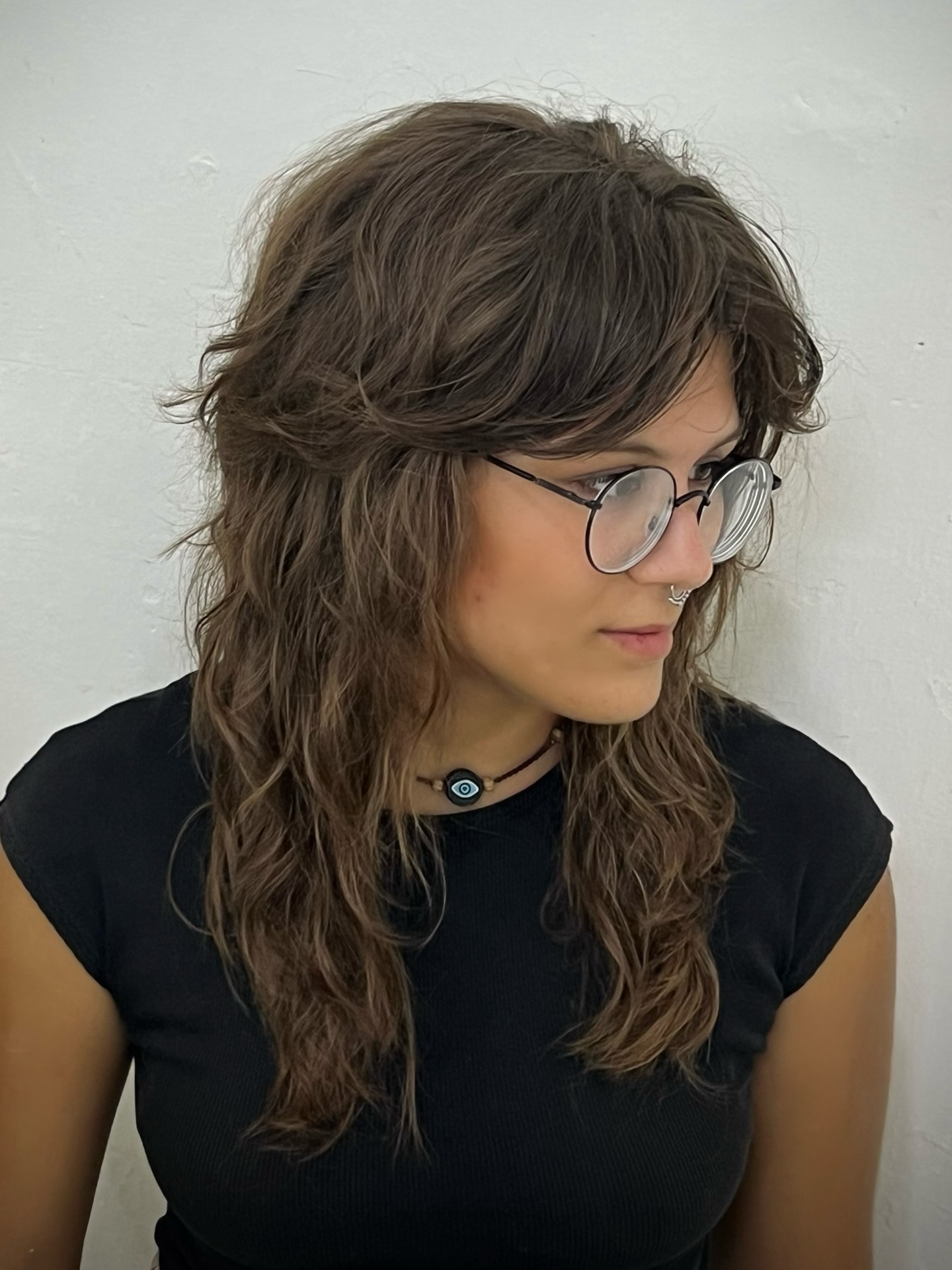 Textured Wavy Cut with Face-Framing Layers