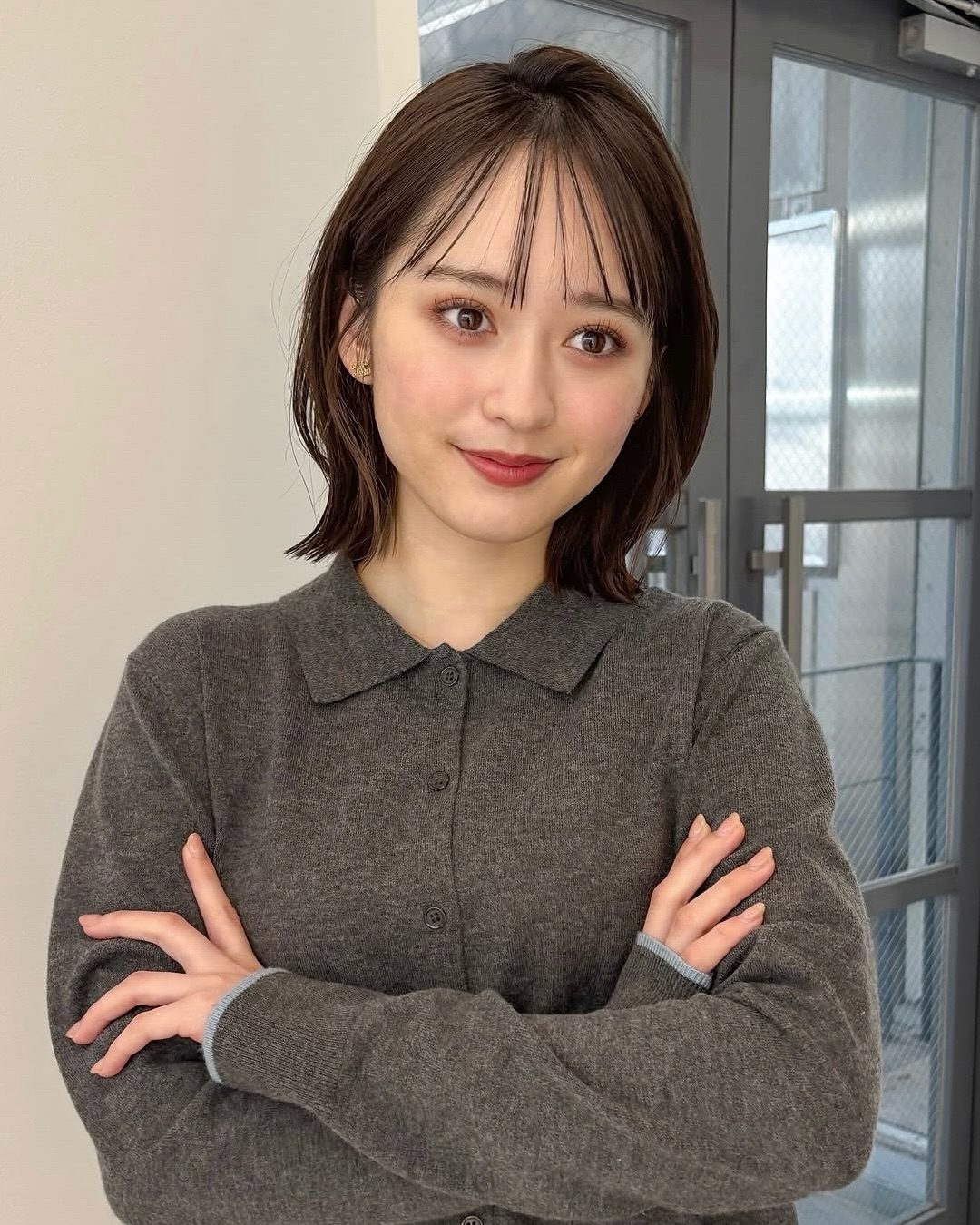 Trendy Mid-Length Cut with Whispy Bangs