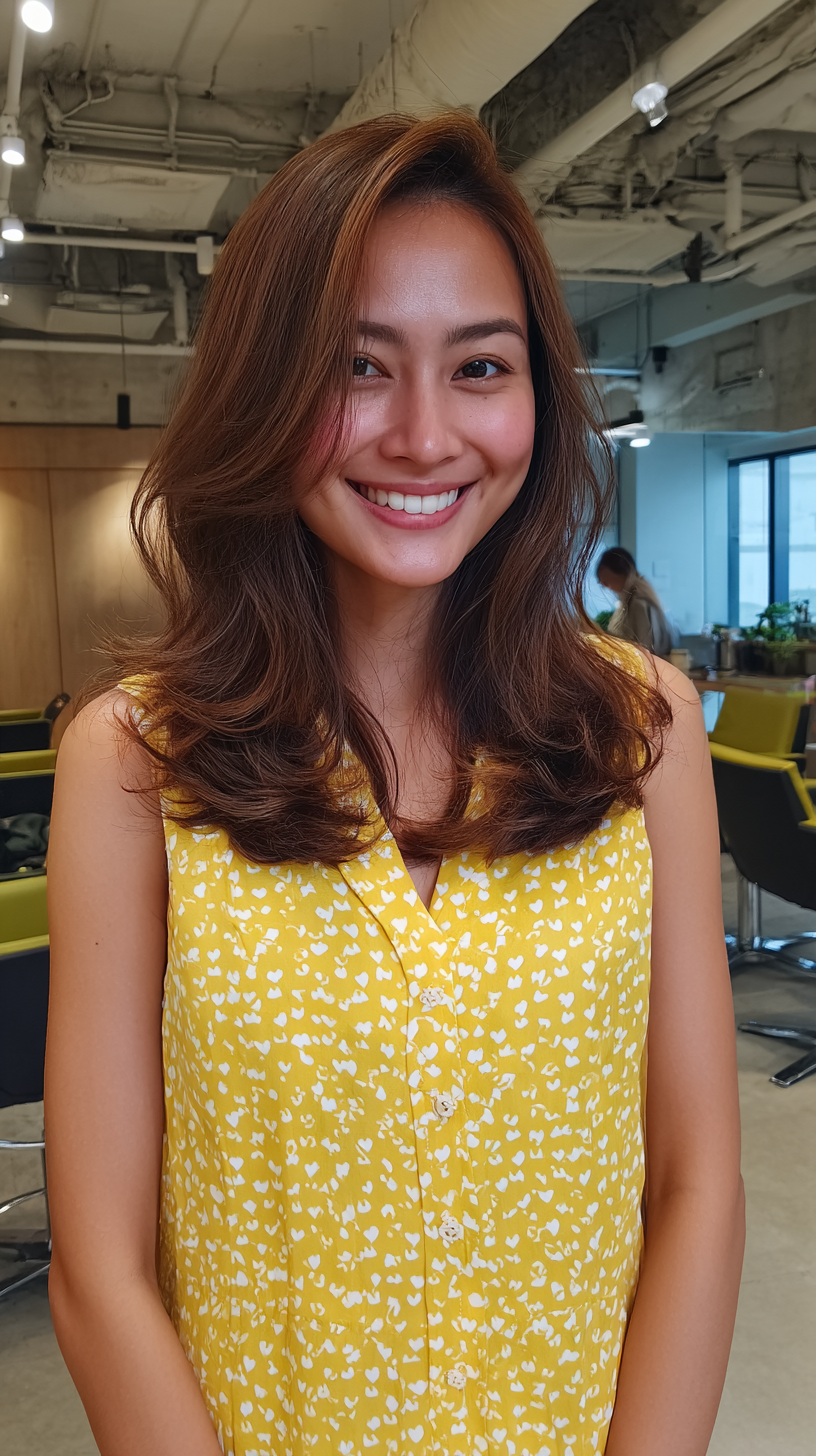 Chic Copper Layers on Tan Skin