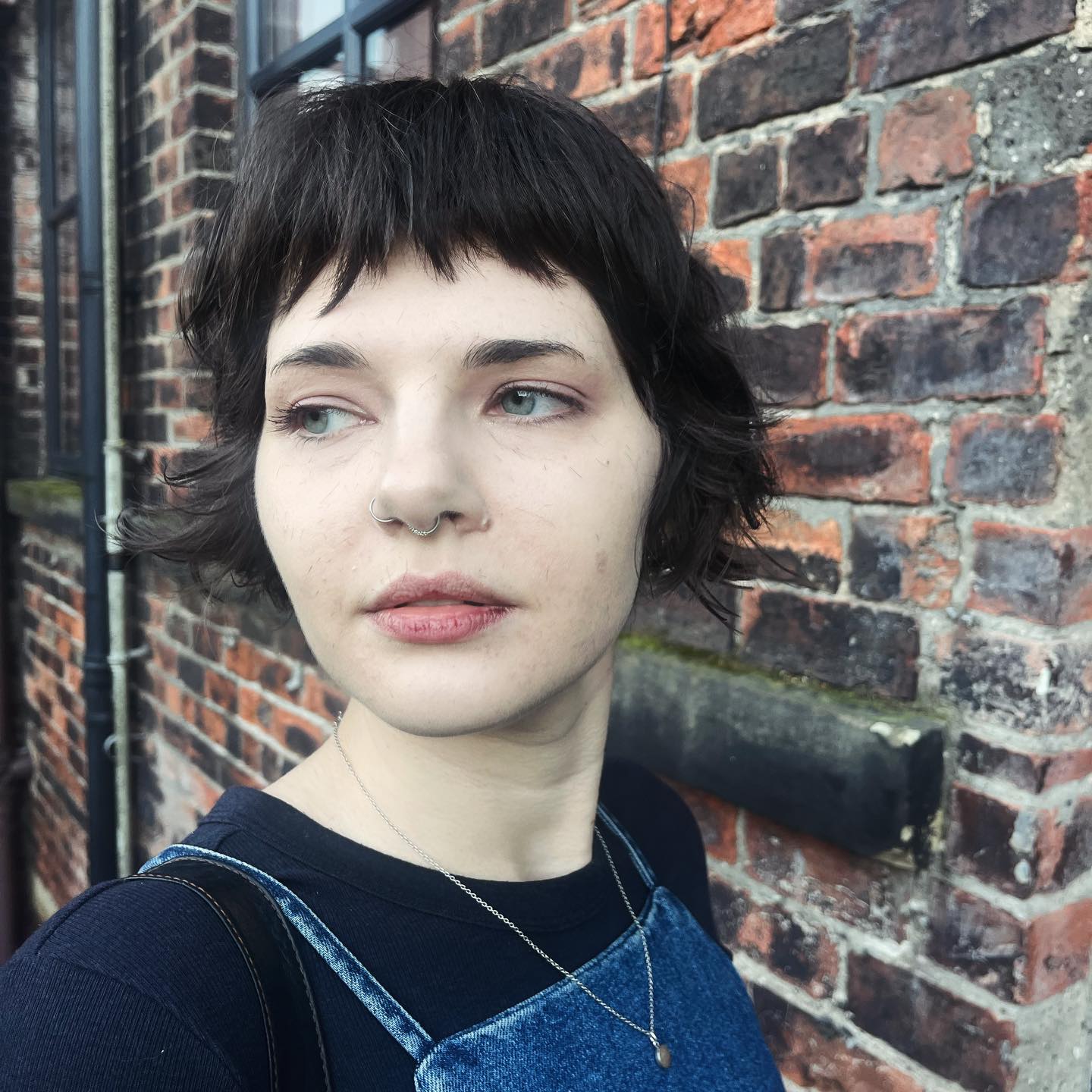 Edgy Textured French Bob with Wispy Layers