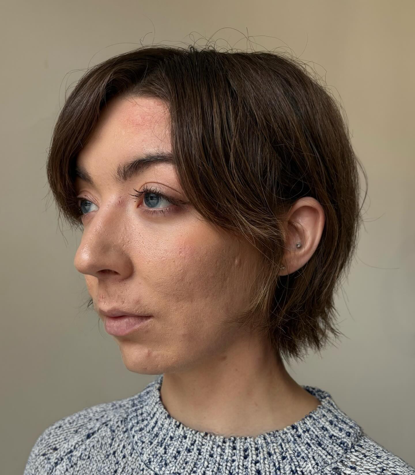 Elegant Textured French Bob with Subtle Layers