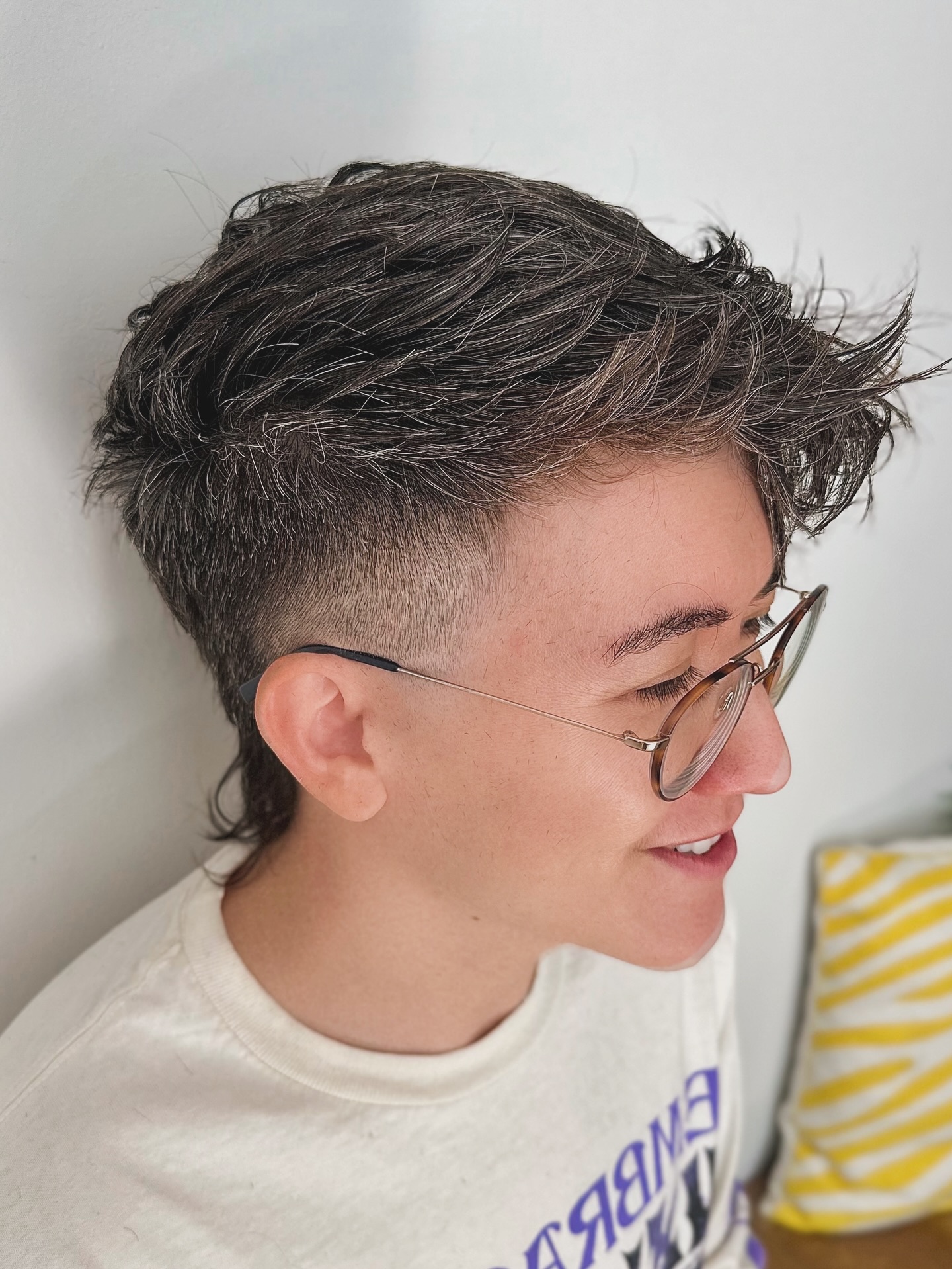 Modern Textured Mullet with Defined Layers