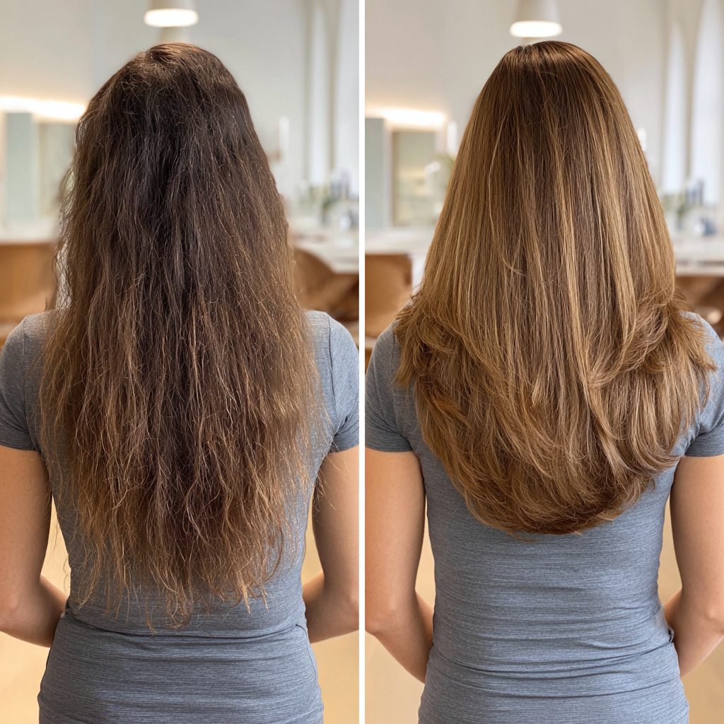 Radiant Long Brown Layers with Subtle Highlights