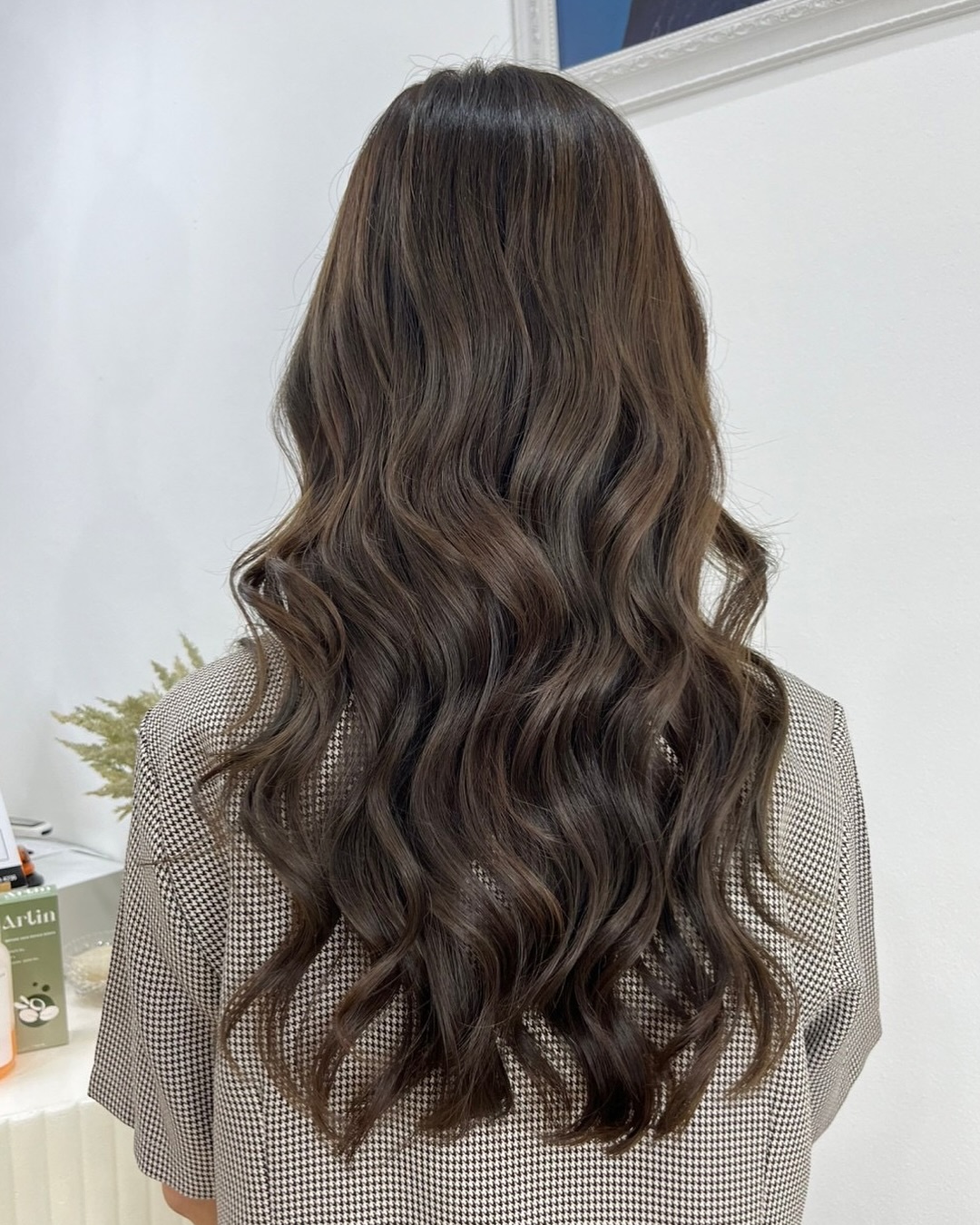 Sunlit Brown Waves with Subtle Texture