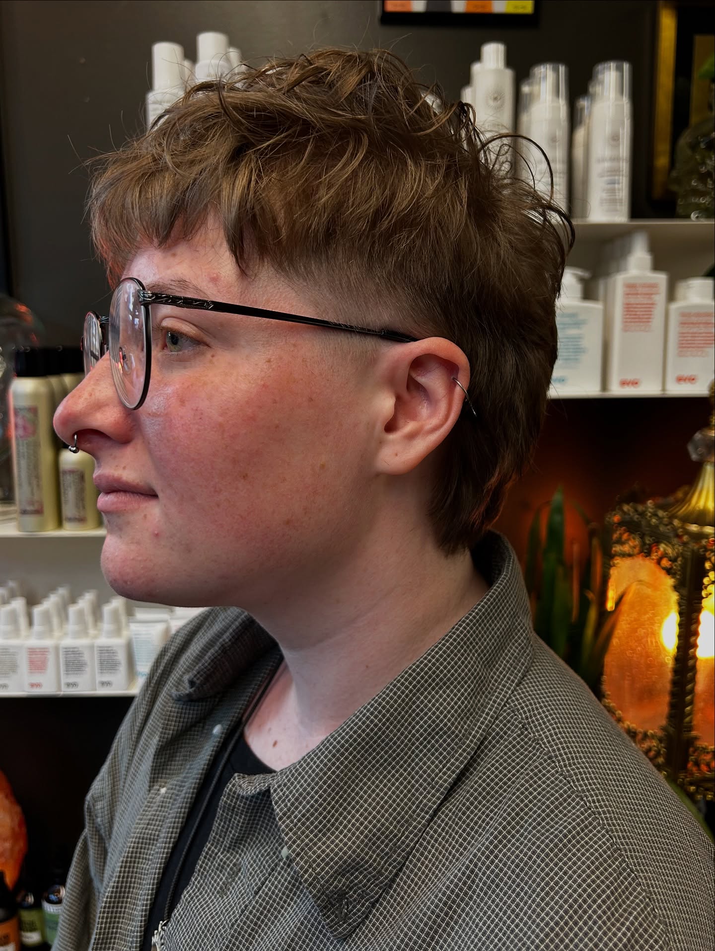 Trendy Short Cut with Defined Texture and Undercut