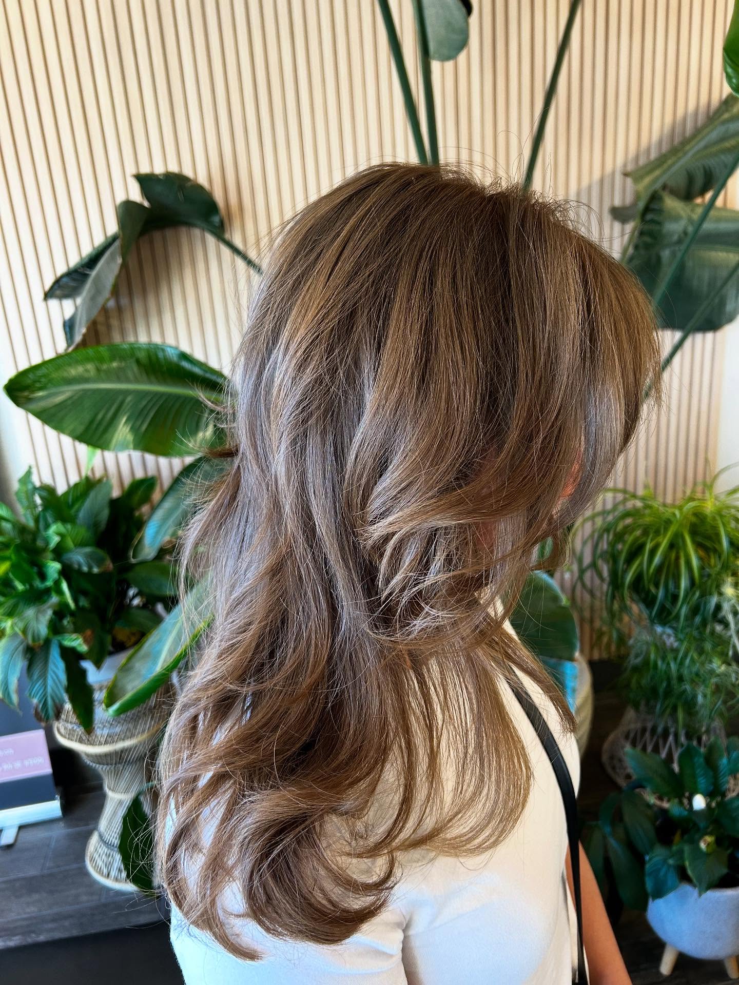 Textured Long Cowgirl Cut with Soft Waves