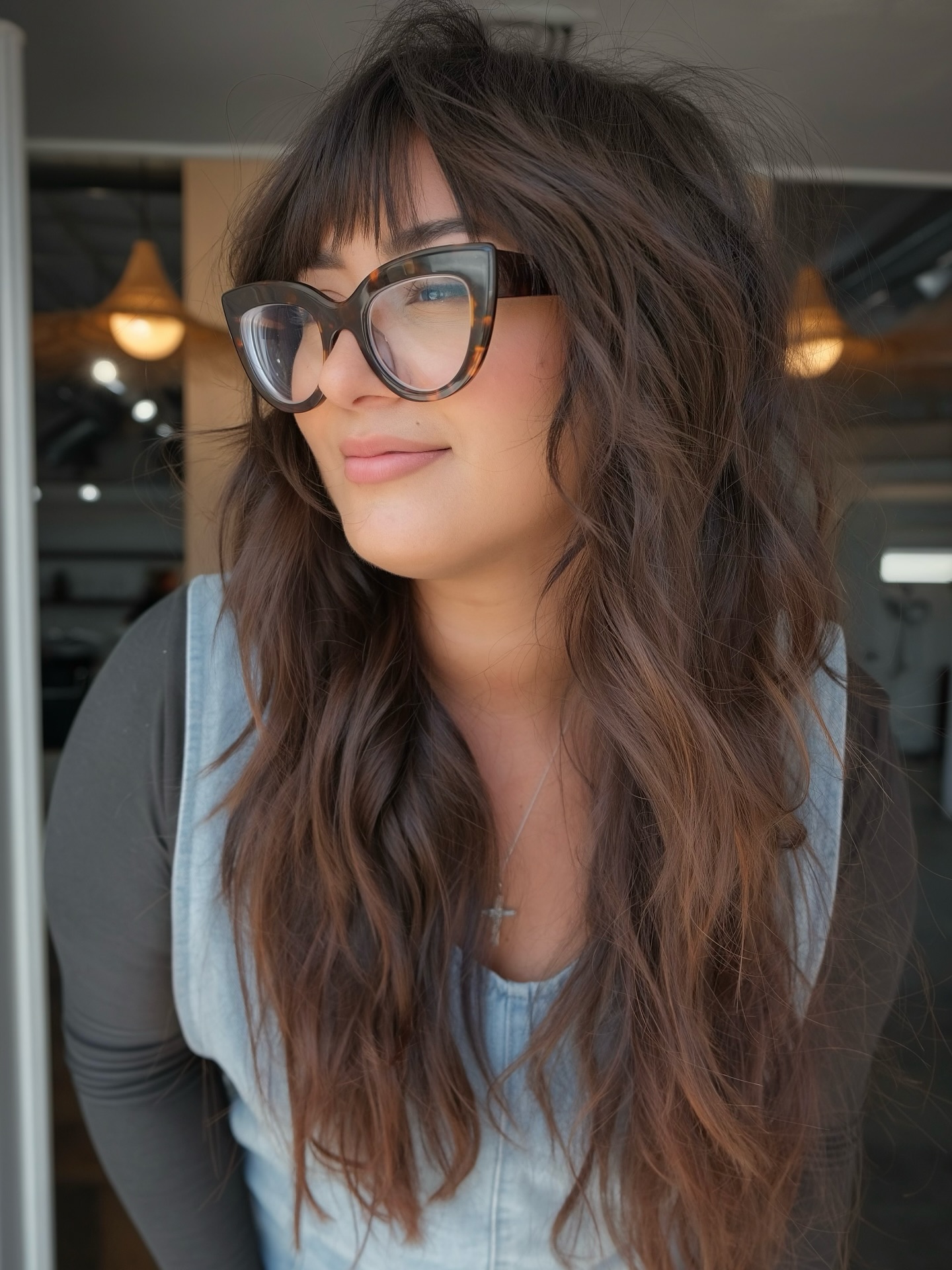 Chic Layered Shag Cut with Textured Ends