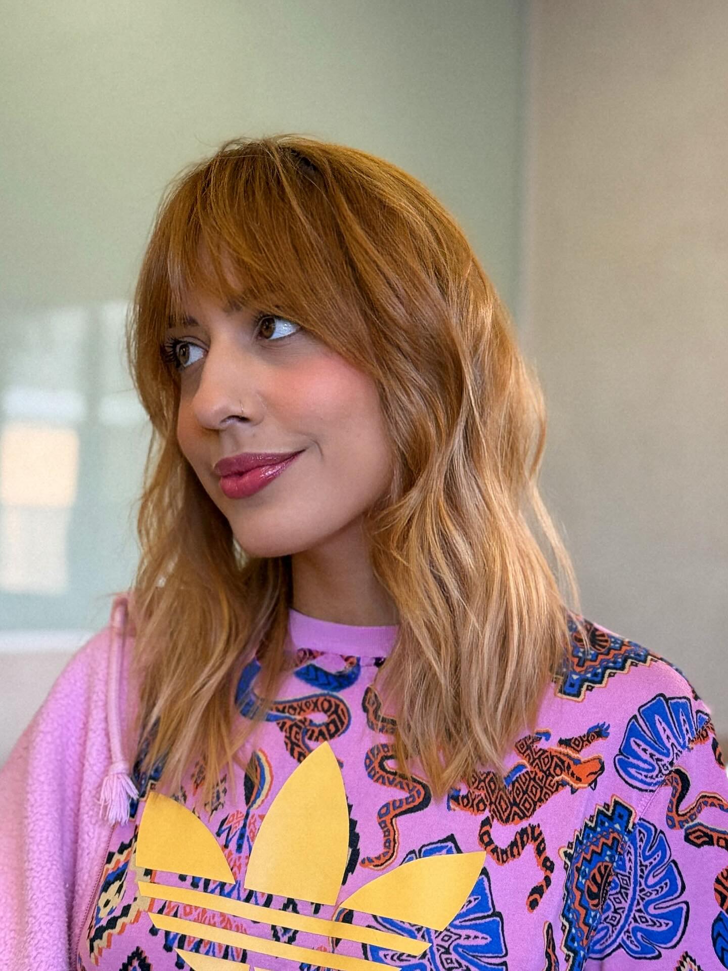 Layered Shag Cut with Subtle Ombre Highlights
