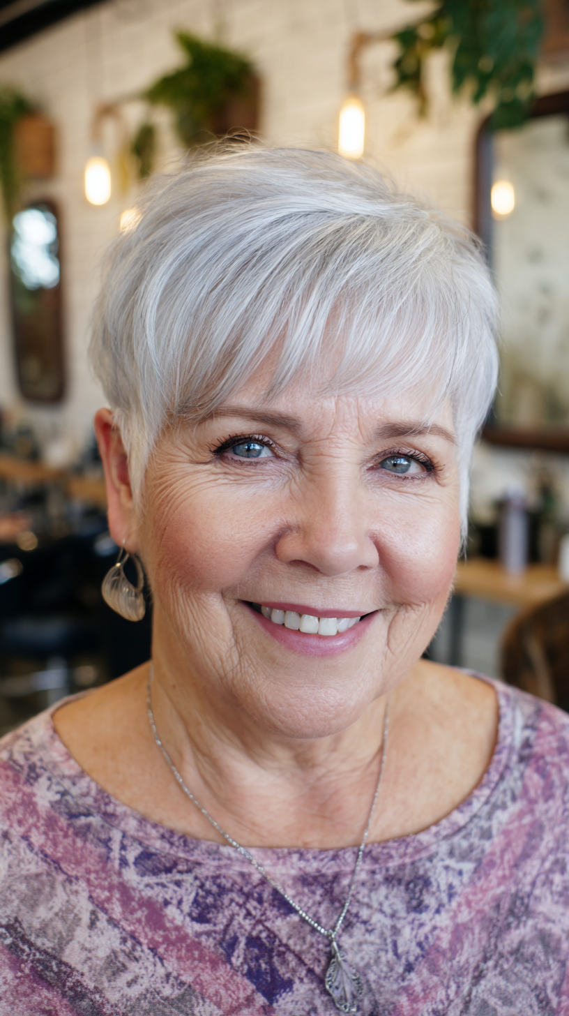 Chic Soft Pixie with Textured Layers