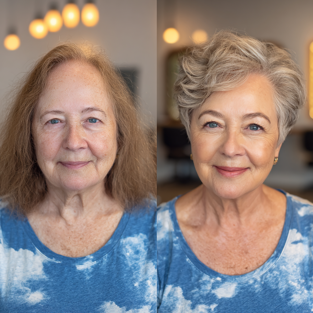 Stylish Soft Pixie with Gentle Waves