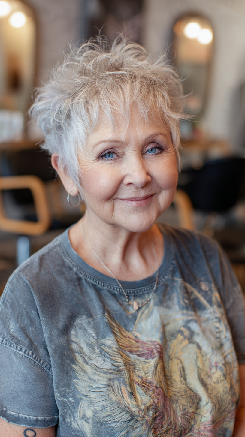Textured Soft Pixie with Effortless Volume