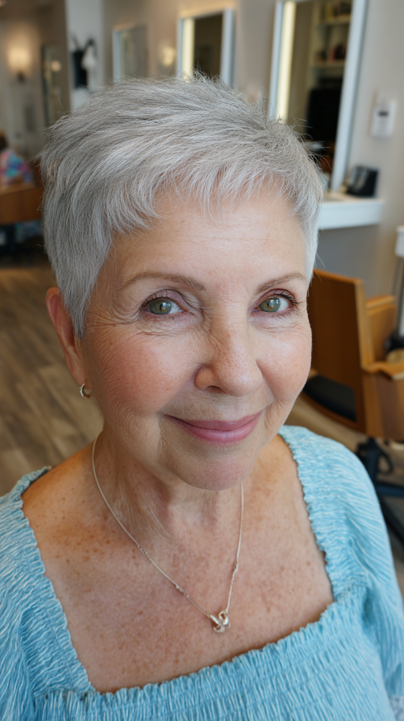 Chic Short Pixie Cut with Textured Layers