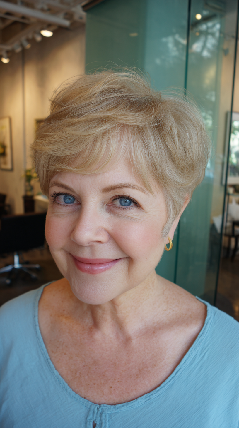 Chic Textured Pixie Cut with Soft Volume