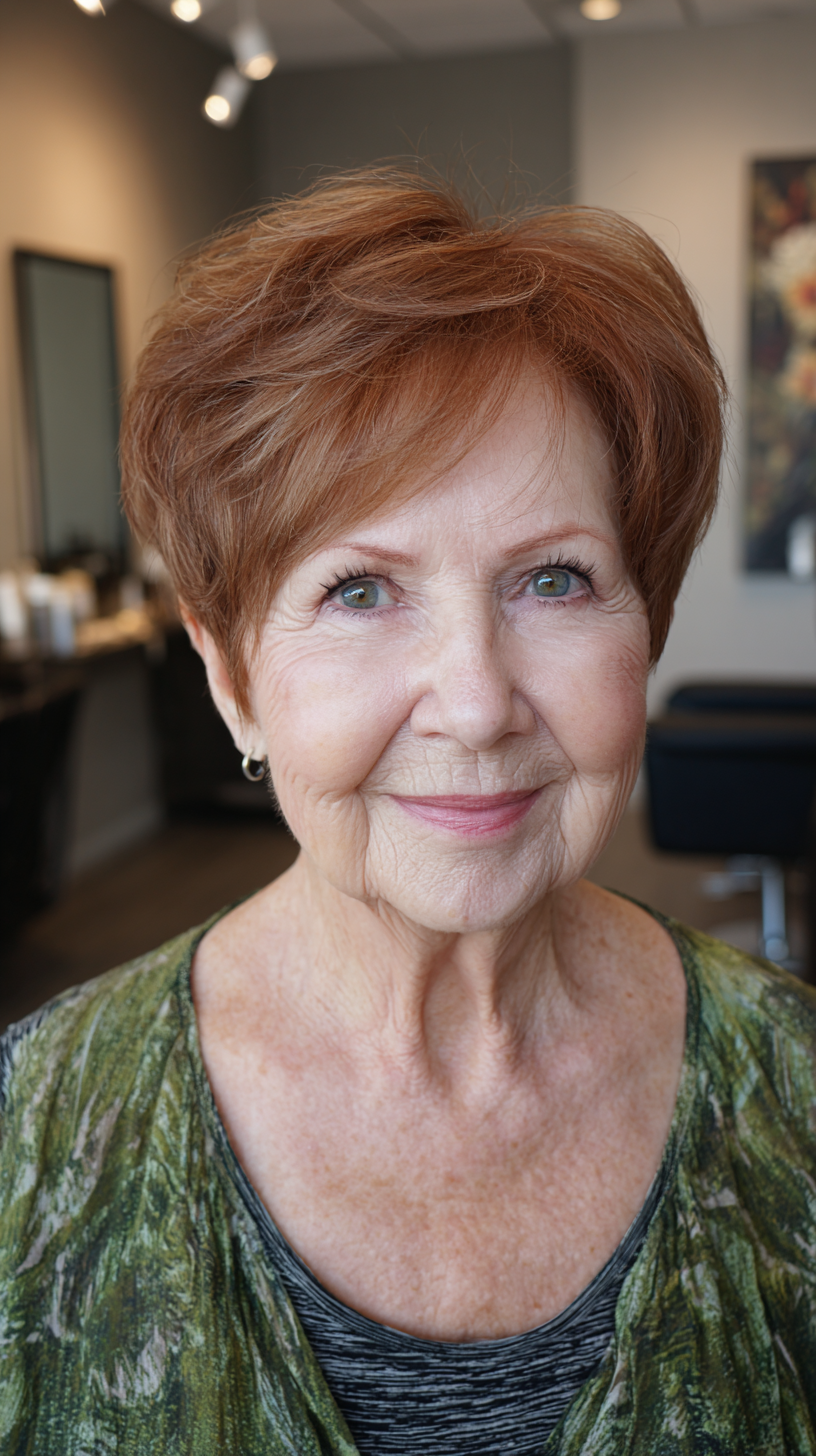 Chic Textured Pixie with Soft Volume