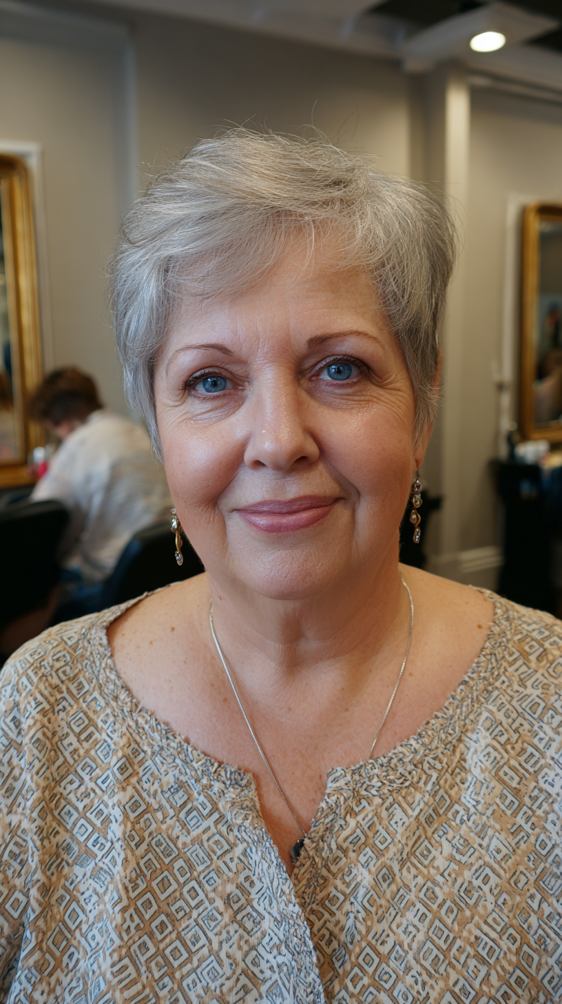 Softly Textured Pixie Cut with Light Layers