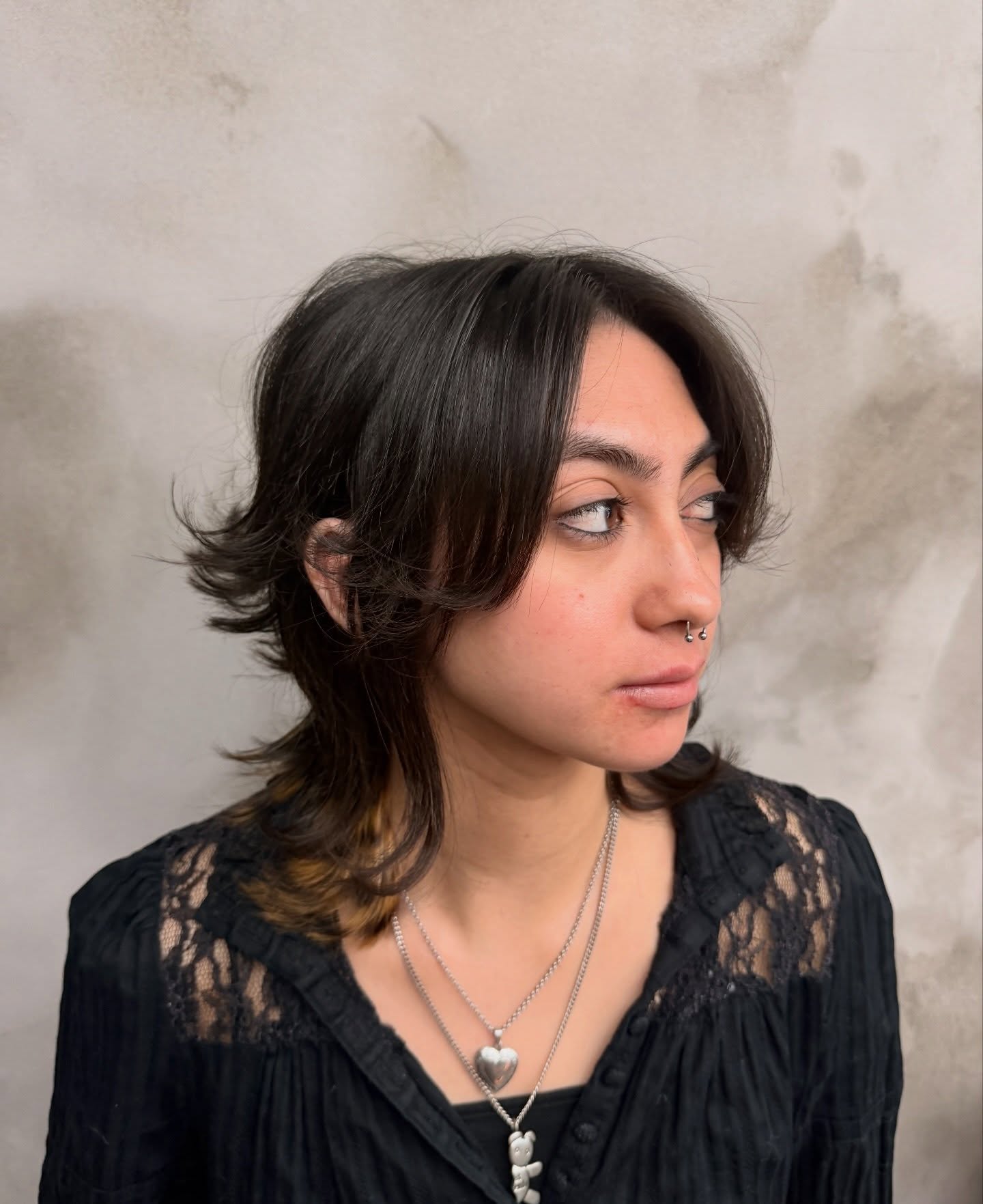Trendy Softly Layered Mullet with Face-Framing Bangs