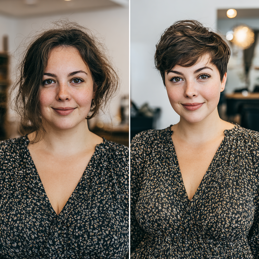 Chic Textured Pixie Cut with Flattering Side Bangs