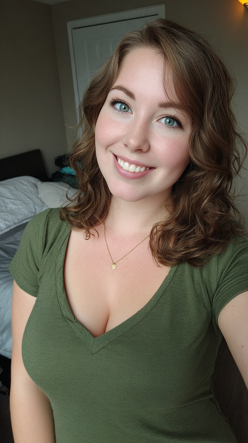 Chic Shoulder-Length Side Part with Defined Curls