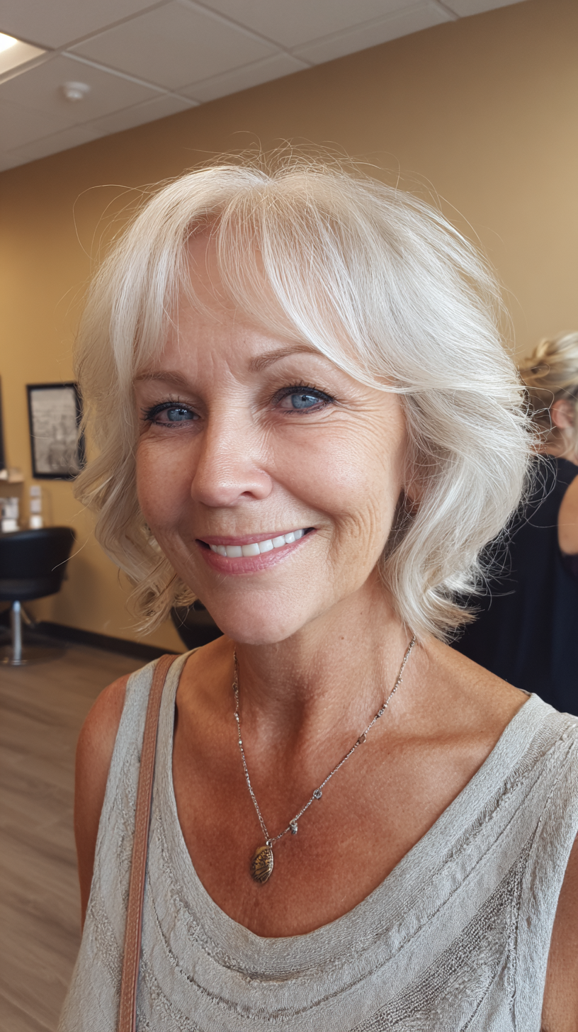 Modern Soft Shag Bob with Gentle Waves