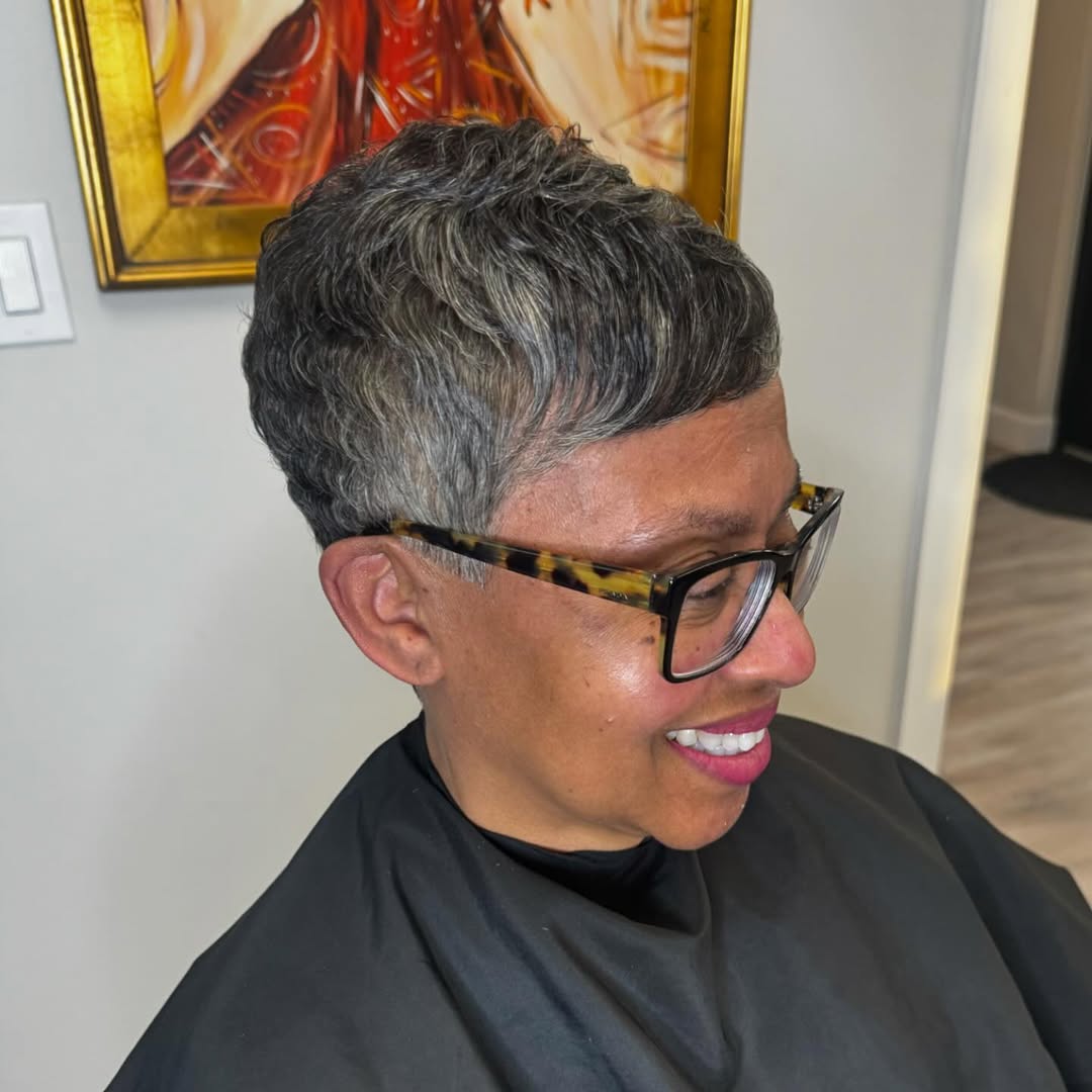 Chic Short Textured Pixie Cut