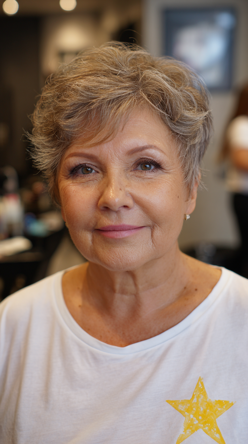 Chic Feathered Short Cut with Soft Volume