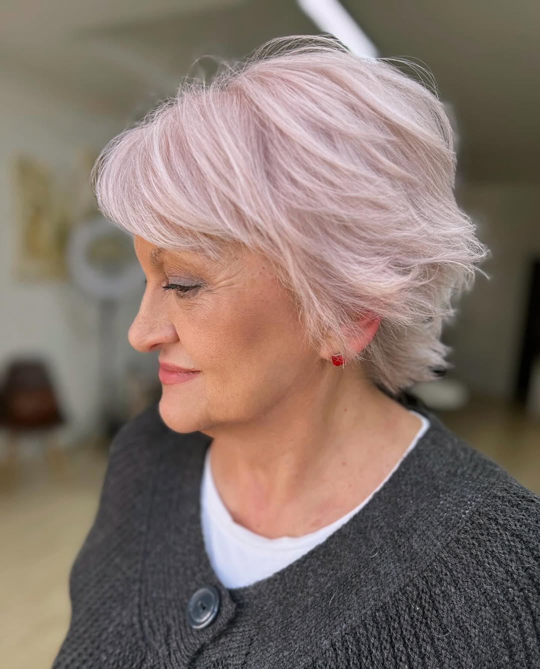 Chic Soft Textured Pixie Cut