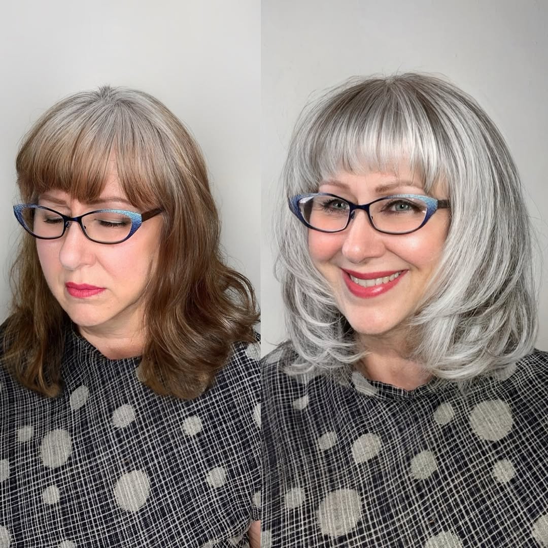Chic Textured Bob with Soft Bangs