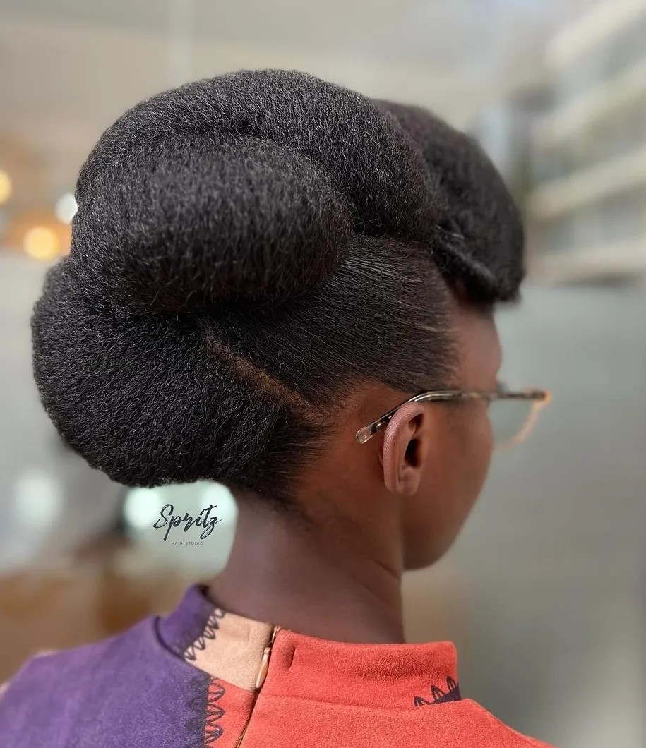 Elegant Textured Updo with Defined Curls