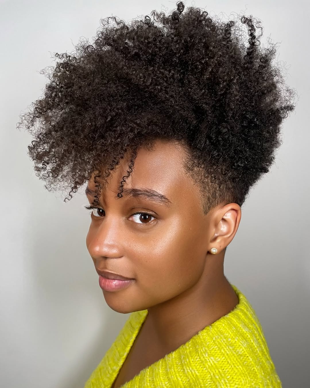 Textured Tapered Cut with Defined Curls
