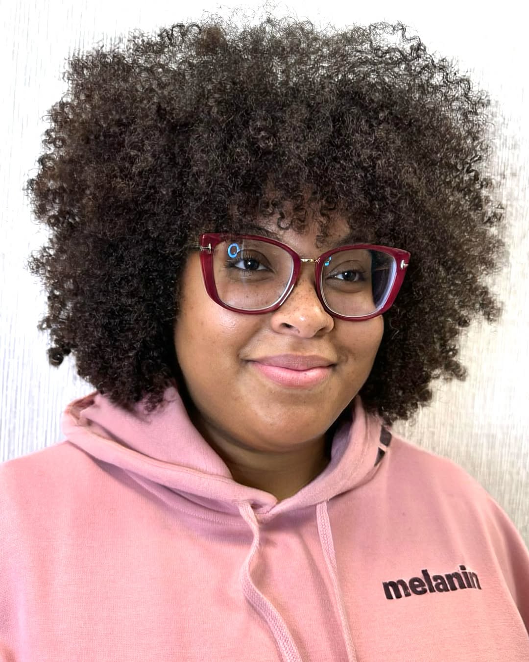 Voluminous Curly Afro with Defined Texture